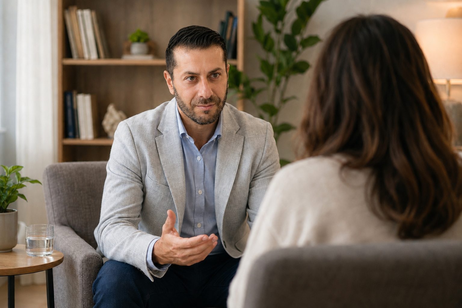 Jason leading a one-on-one coaching session with a client